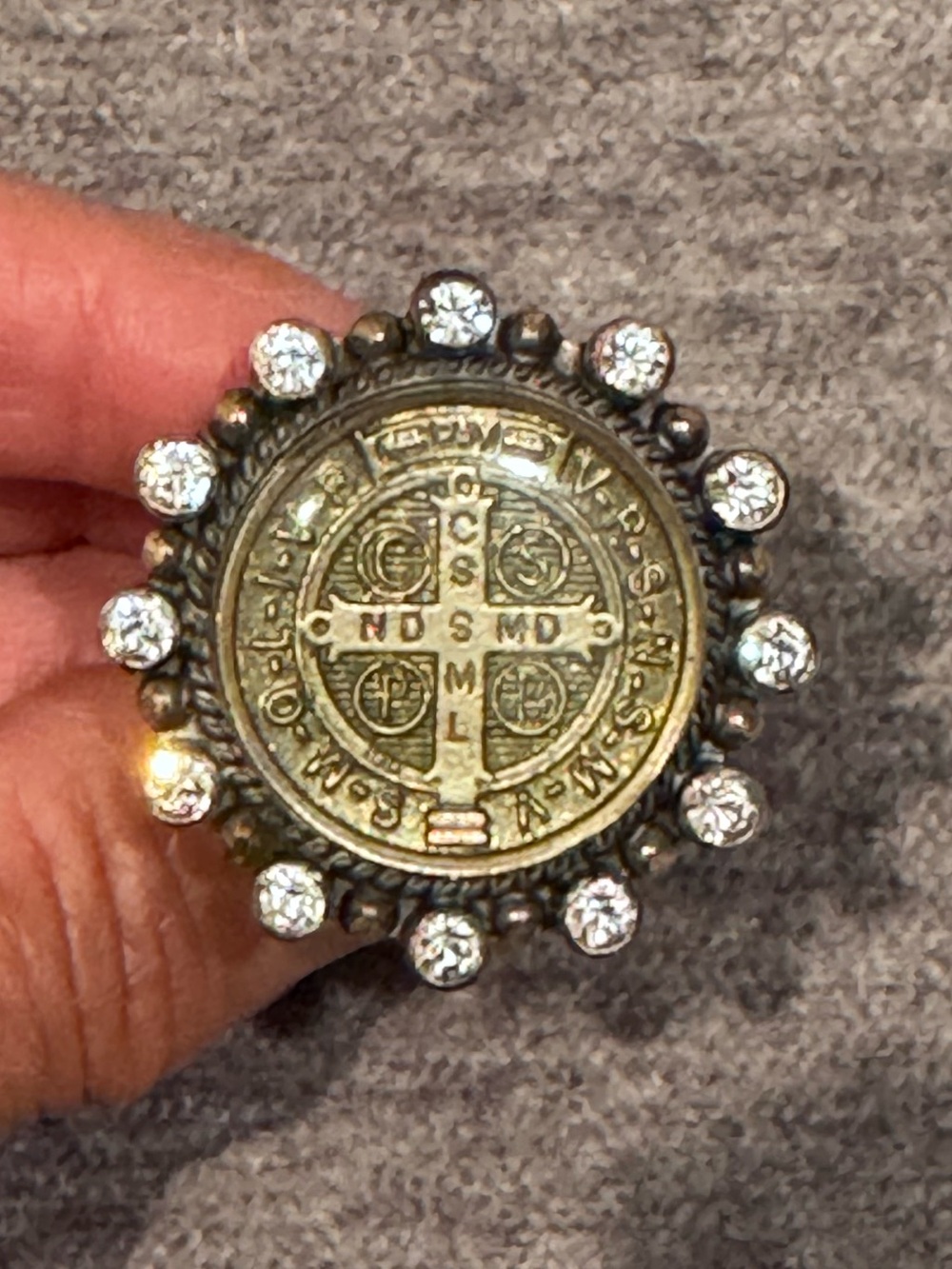 Virgin saints and angels San Benito Grande Ring